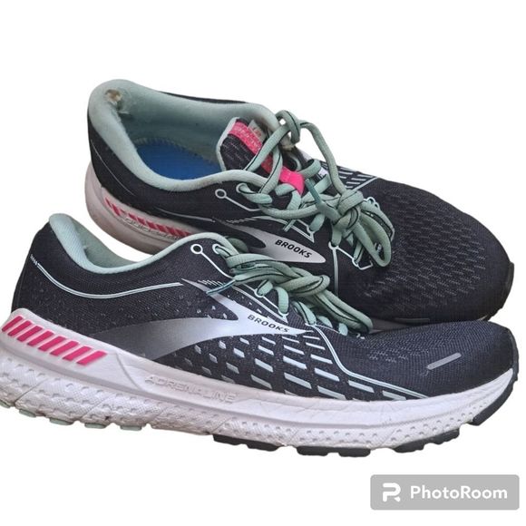 Brooks Adrenaline 21 In Blue Running Shoe - Picture 2 of 10